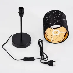 Lampes En Tissu-hofstein Lampe de table Arnoya Noir, 1 lumière