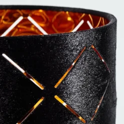 Lampes En Tissu-hofstein Lampe de table Arnoya Noir, 1 lumière