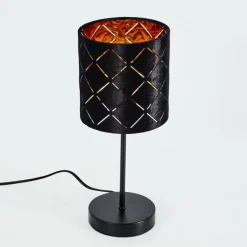Lampes En Tissu-hofstein Lampe de table Arnoya Noir, 1 lumière