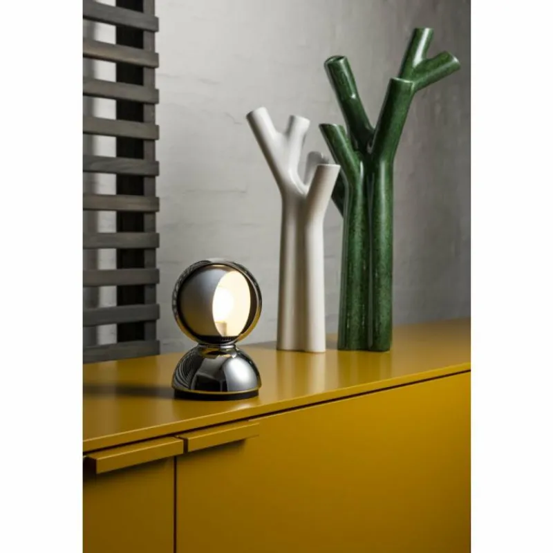 Lampe Design-Luminaires Artemide Lampe de table Artemide Eclisse Argenté, 1 lumière