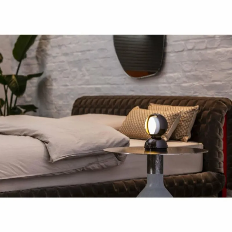 Lampe Design-Luminaires Artemide Lampe de table Artemide Eclisse Noir, 1 lumière