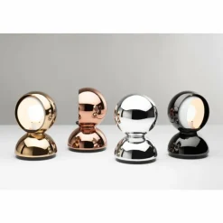 Lampe Design-Luminaires Artemide Lampe de table Artemide Eclisse Cuivre, 1 lumière