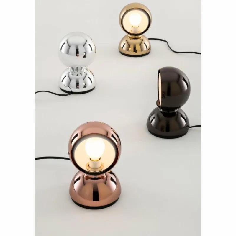 Lampe Design-Luminaires Artemide Lampe de table Artemide Eclisse Cuivre, 1 lumière