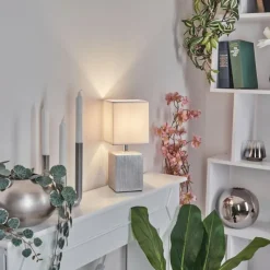 Lampes En Tissu-hofstein Lampe de table Aveleda Chrome, Argenté, 1 lumière