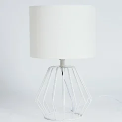 Lampes En Tissu-hofstein Lampe de table Avon Blanc, 1 lumière