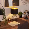 Lampes En Tissu-hofstein Lampe de table Avon Noir, 1 lumière