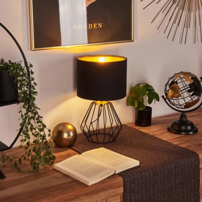 Lampes En Tissu-hofstein Lampe de table Avon Noir, 1 lumière