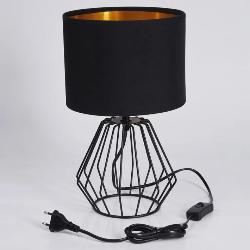 Lampes En Tissu-hofstein Lampe de table Avon Noir, 1 lumière