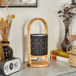 Lampes En Tissu-hofstein Lampe de table Aztec Écru, 1 lumière