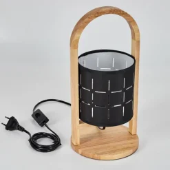 Lampes En Tissu-hofstein Lampe de table Aztec Écru, 1 lumière