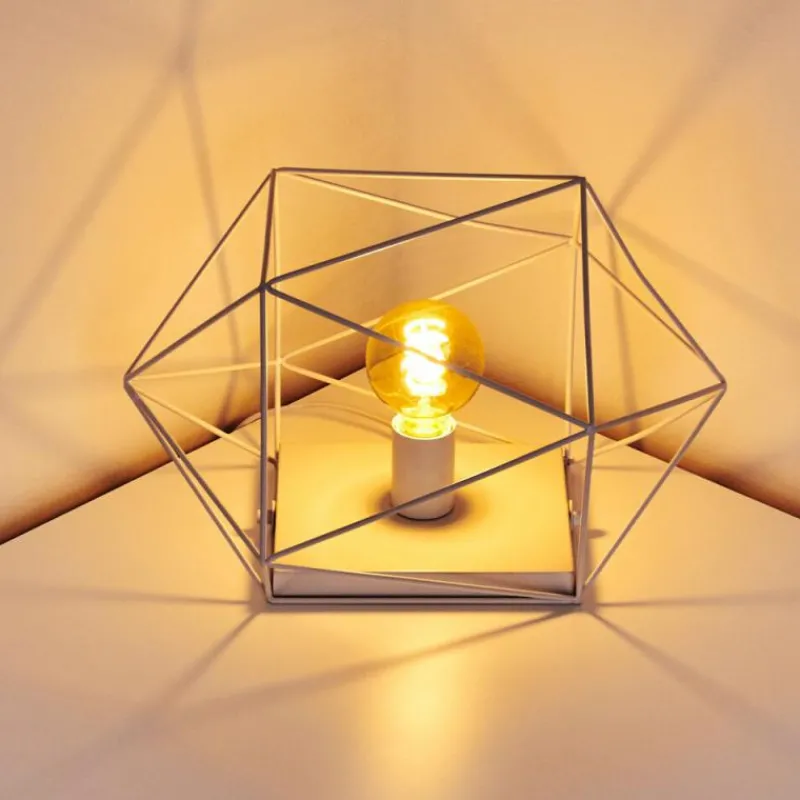 Lampes Industrielles-hofstein Lampe de table Babol Blanc, 1 lumière