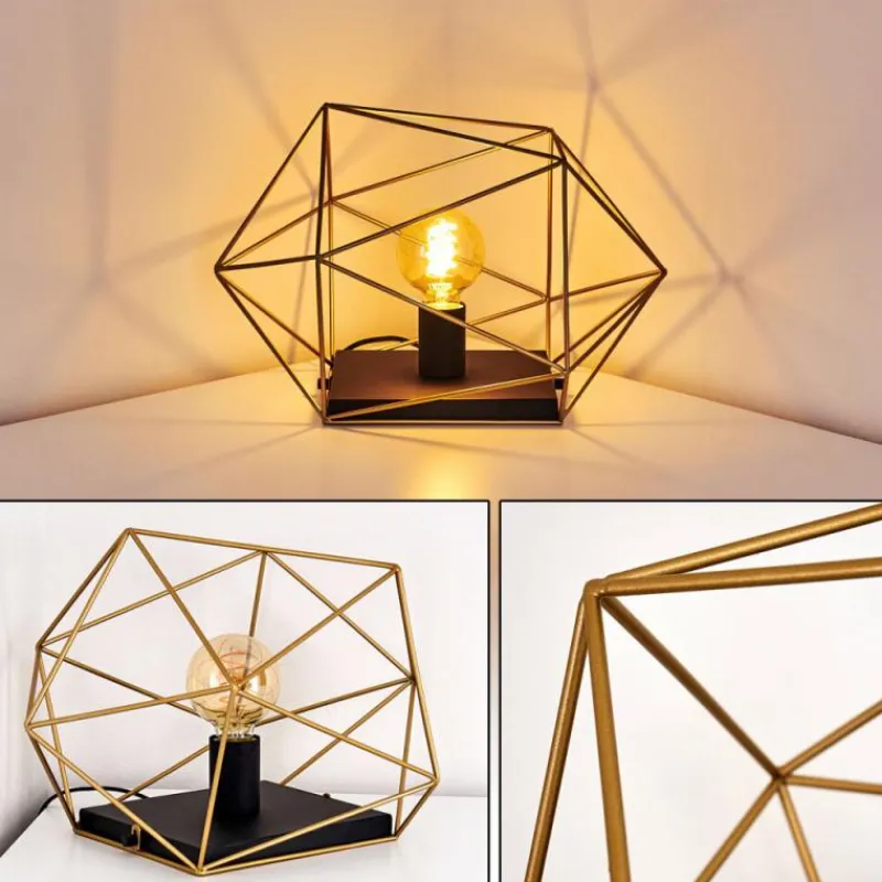 Lampes Dorées-hofstein Lampe de table Babol Noir, 1 lumière