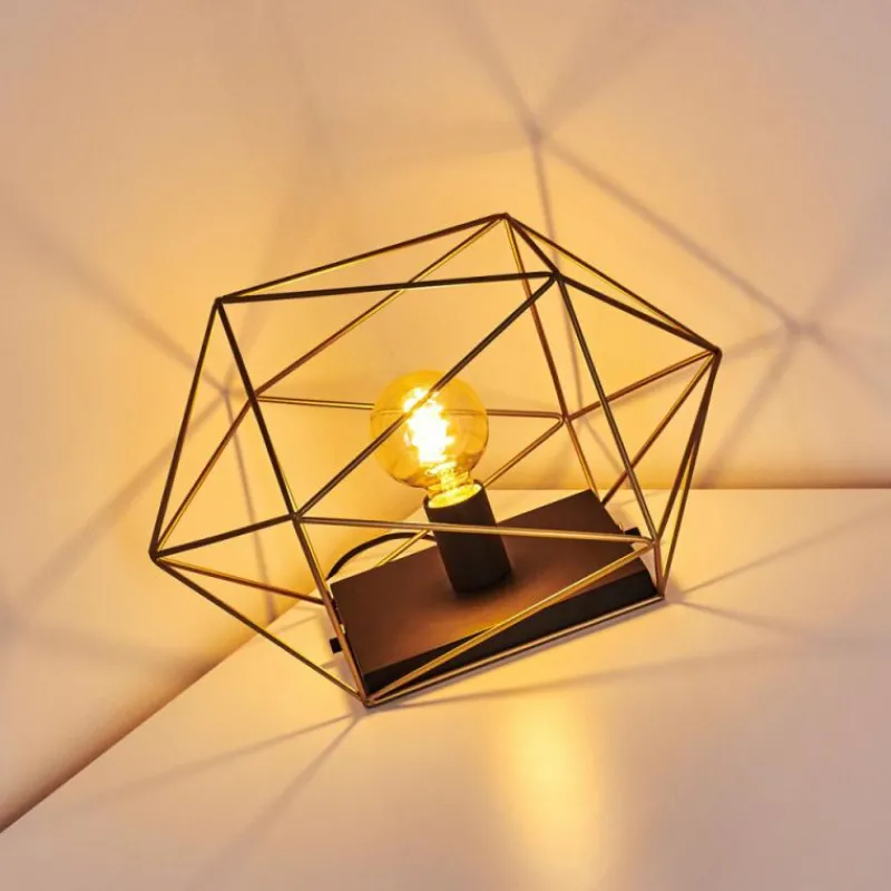 Lampes Dorées-hofstein Lampe de table Babol Noir, 1 lumière