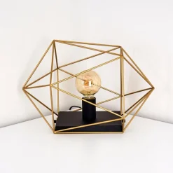 Lampes Dorées-hofstein Lampe de table Babol Noir, 1 lumière