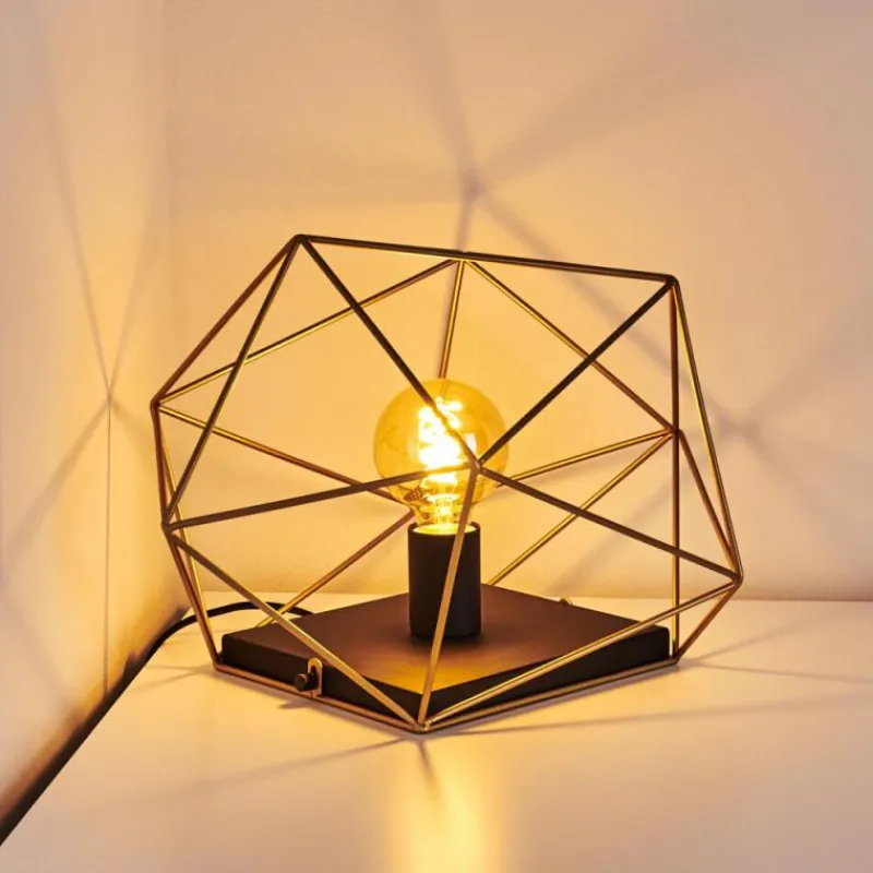 Lampes Dorées-hofstein Lampe de table Babol Noir, 1 lumière