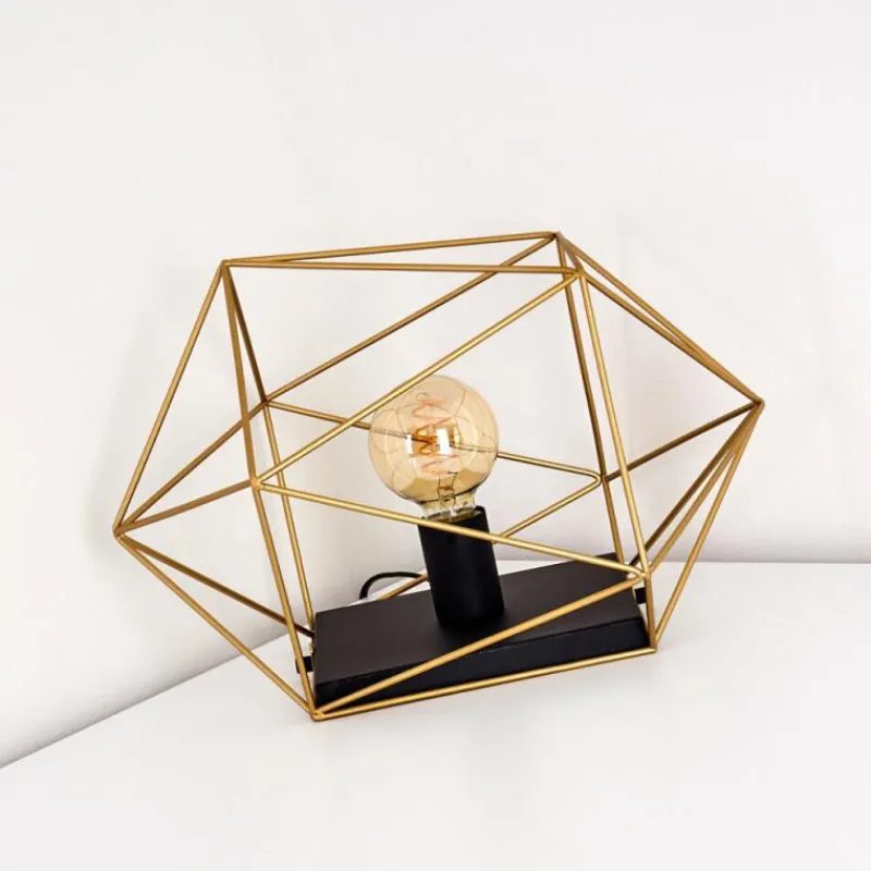 Lampes Dorées-hofstein Lampe de table Babol Noir, 1 lumière