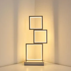 hofstein Lampe de table Bacolod LED Aluminium, 1 lumière* Lampadaires Et Lampes Sur Pied