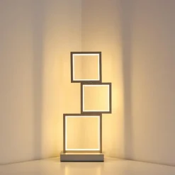 hofstein Lampe de table Bacolod LED Aluminium, 1 lumière* Lampadaires Et Lampes Sur Pied