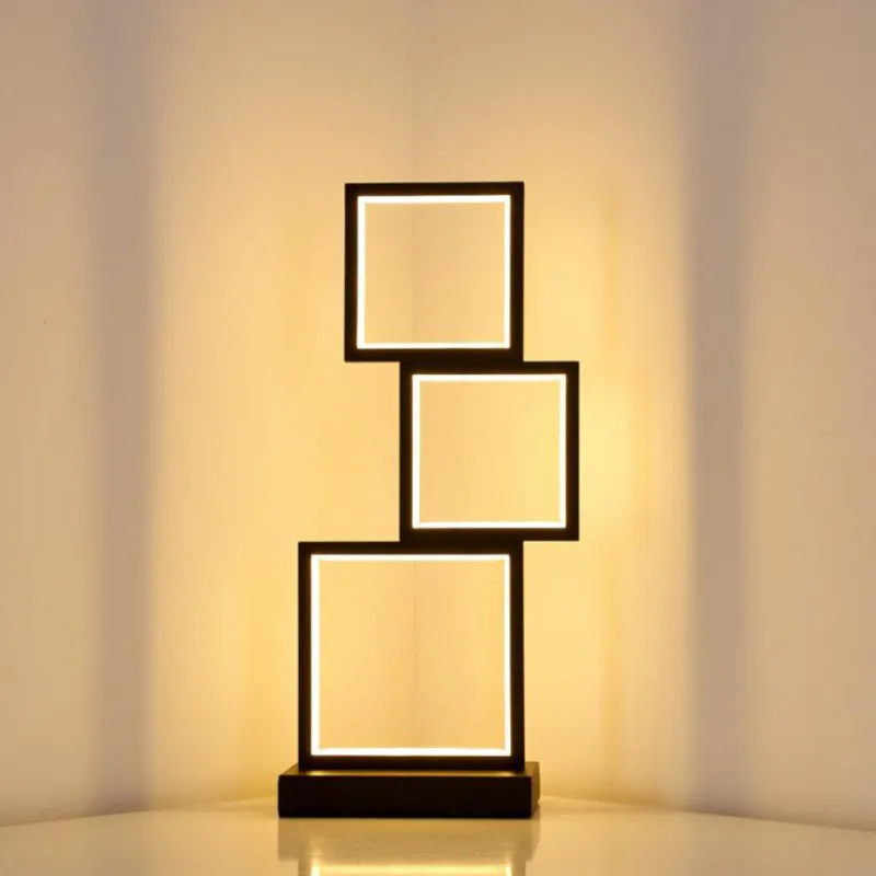 hofstein Lampe de table Bacolod LED Noir, 1 lumière* Lampes À Poser