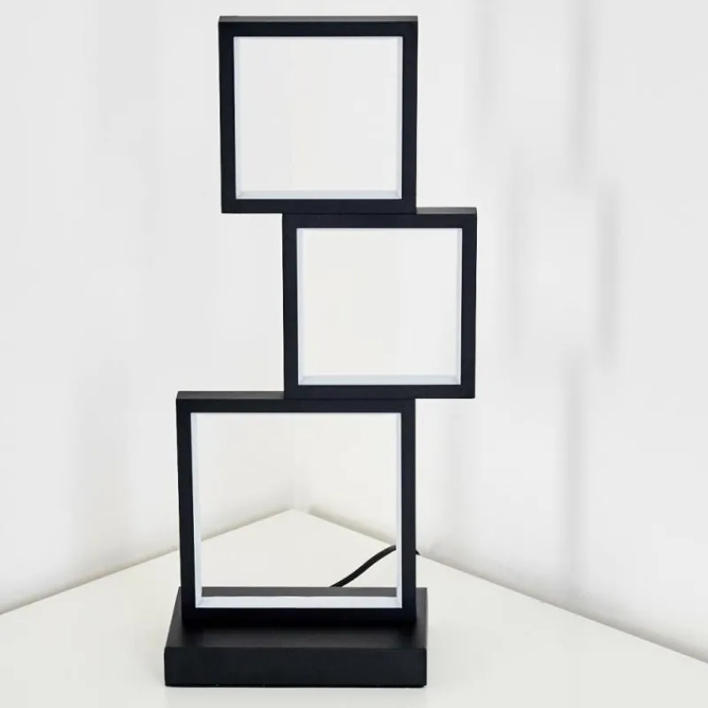 hofstein Lampe de table Bacolod LED Noir, 1 lumière* Lampes À Poser