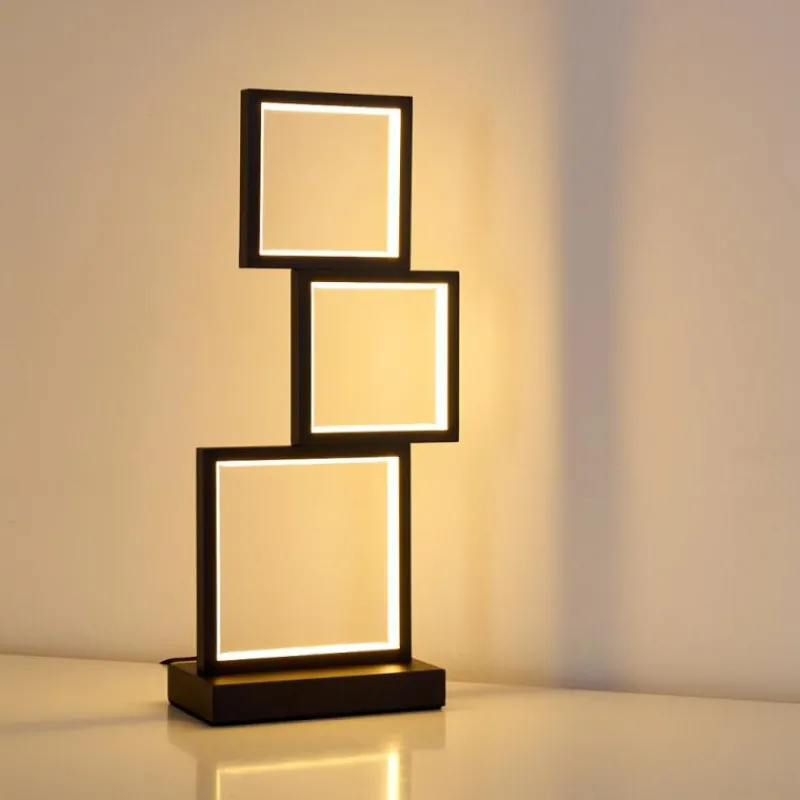 hofstein Lampe de table Bacolod LED Noir, 1 lumière* Lampes À Poser