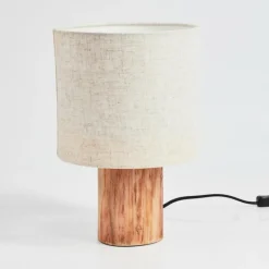 Lampes En Tissu-hofstein Lampe de table Baranque Écru, 1 lumière