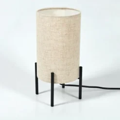 Lampes En Tissu-hofstein Lampe de table Baranque Noir, 1 lumière