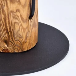 Lampes En Tissu-hofstein Lampe de table Baret Écru, Noir, 1 lumière