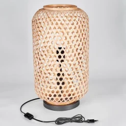 Luminaires Scandinaves-hofstein Lampe de table Bauro Écru, Noir, 2 lumières