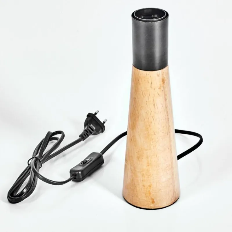 Luminaires Scandinaves-hofstein Lampe de table Beccar Écru, Noir, 1 lumière