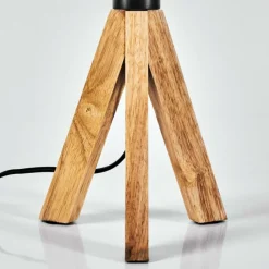 Luminaires Scandinaves-hofstein Lampe de table Beccar Écru, Noir, 1 lumière