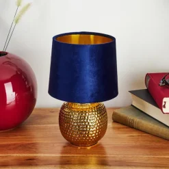 Lampes En Tissu-hofstein Lampe de table Beddie Or, 1 lumière