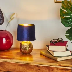 Lampes En Tissu-hofstein Lampe de table Beddie Or, 1 lumière