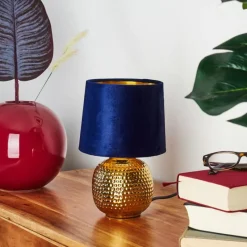 Lampes En Tissu-hofstein Lampe de table Beddie Or, 1 lumière