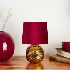 Lampes En Tissu-hofstein Lampe de table Beddie Or, 1 lumière