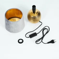 Lampes En Tissu-hofstein Lampe de table Beddie Or, 1 lumière