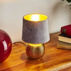 Lampes En Tissu-hofstein Lampe de table Beddie Or, 1 lumière