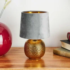 Lampes En Tissu-hofstein Lampe de table Beddie Or, 1 lumière