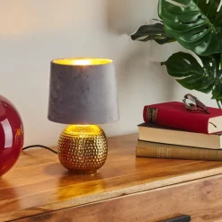 Lampes En Tissu-hofstein Lampe de table Beddie Or, 1 lumière