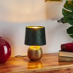 Lampes En Tissu-hofstein Lampe de table Beddie Or, 1 lumière