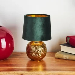 Lampes En Tissu-hofstein Lampe de table Beddie Or, 1 lumière