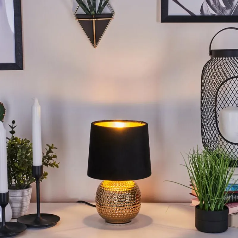 Lampes Dorées-hofstein Lampe de table Beddie Or, 1 lumière