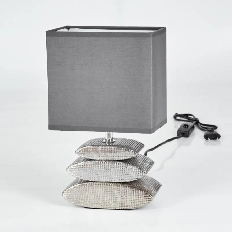 Lampes En Tissu-hofstein Lampe de table Berghamn Chrome, 1 lumière