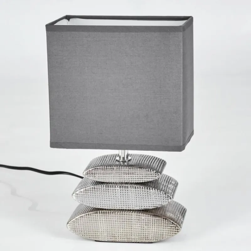 Lampes En Tissu-hofstein Lampe de table Berghamn Chrome, 1 lumière