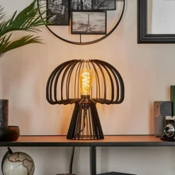 Lampes Industrielles-hofstein Lampe de table Berne Noir, 1 lumière