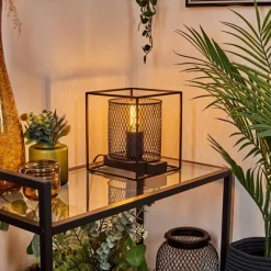 Lampes Industrielles-hofstein Lampe de table Bettaix Noir, 1 lumière