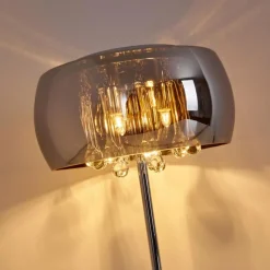 hofstein Lampe de table Blacklick Chrome, 3 lumières