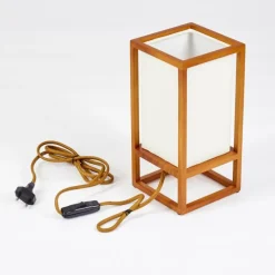 Lampes En Tissu-hofstein Lampe de table Blandin Écru, 1 lumière