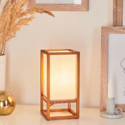 Lampes En Tissu-hofstein Lampe de table Blandin Écru, 1 lumière