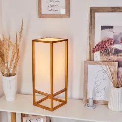 Lampes En Tissu-hofstein Lampe de table Blandin Écru, 1 lumière